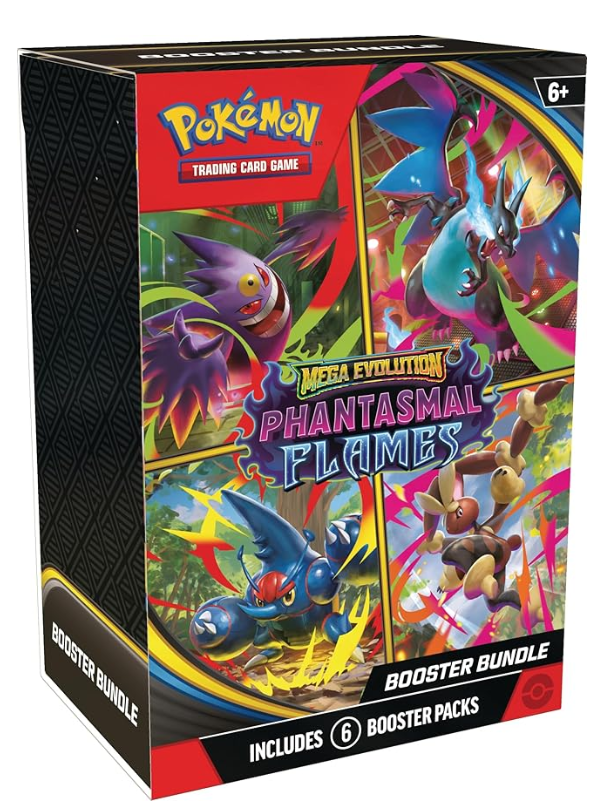 Pokémon TCG: Mega Evolution—Phantasmal Flames Booster Bundle