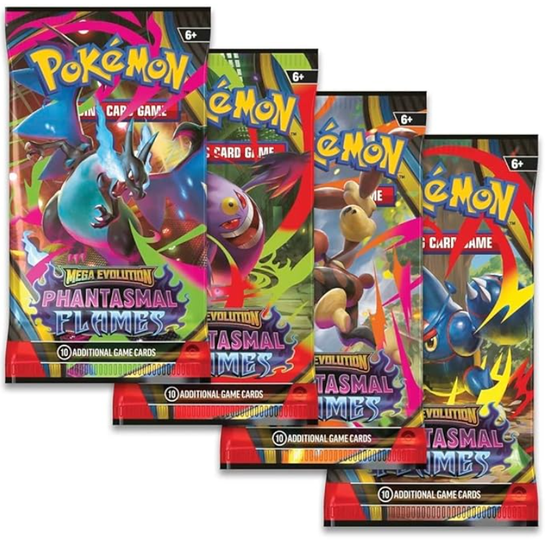 Pokémon TCG Mega Evolution 02: Phantasmal Flames Booster Box – English Edition Trading Cards – 36 Booster Packs for Collectors & Competitive Play