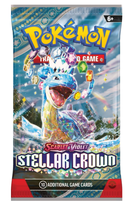 Pokemon TCG: Scarlet & Violet - Stellar Crown - Booster Pack (10 card pack)