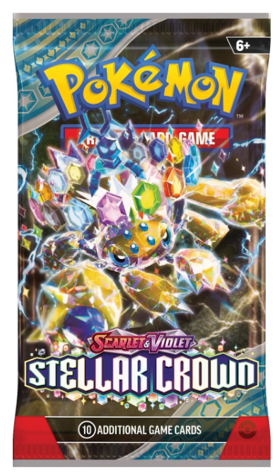 Pokemon TCG: Scarlet & Violet - Stellar Crown - Booster Pack (10 card pack)