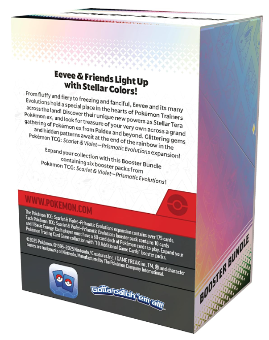 Pokémon TCG: Scarlet & Violet—Prismatic Evolutions Booster Bundle
