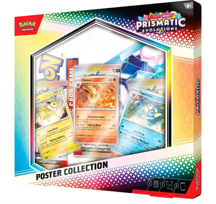 Pokémon TCG: Scarlet & Violet—Prismatic Evolutions Poster Collection