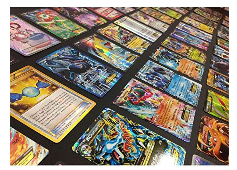 Pokemon TCG : 100 Card LOT Rare, COM/UNC, Holo & Guaranteed EX, MEGA OR Full Art, multi, LYSB016BY59PO-TOYS