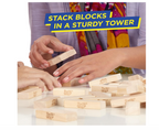 Hasbro Classic Jenga Stacking Tower Game – Family Party Fun, Ages 6+