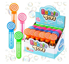 एमर्टीयर मिनी बबल वैंड्स - 24 का पैक, लॉलीपॉप डिज़ाइन, बच्चों के लिए पार्टी उपहार