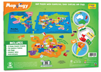 Imagimake Mapology World Map Puzzle – Country Shapes, Flags & Capitals, Ages 5+