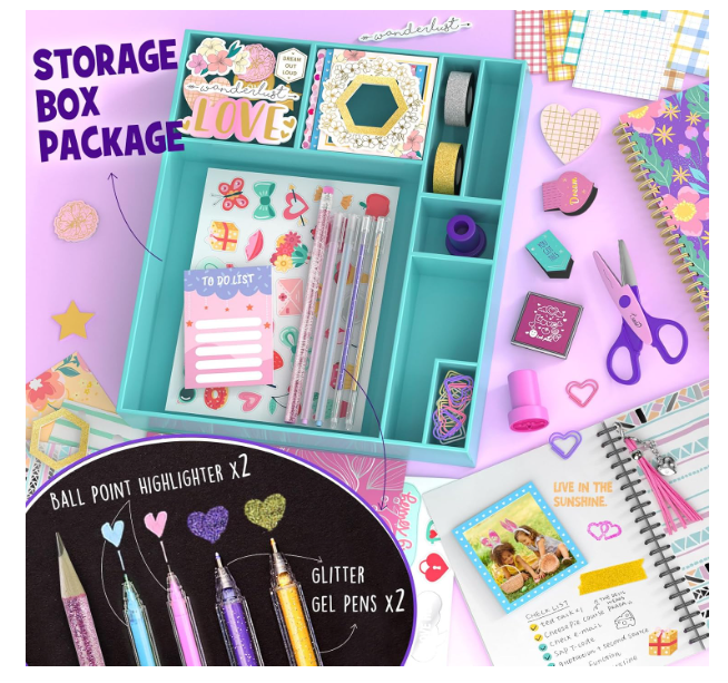 DIY Journal Kit for Girls, 2-Pack