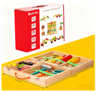 KIDWILL Wooden Tool Kit for Kids (33-Piece Set)