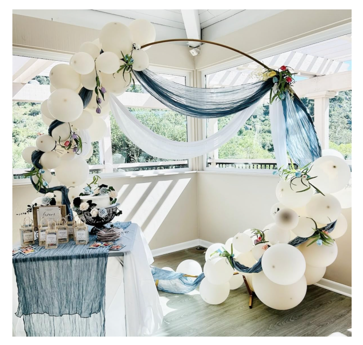 **White Balloon Garland Arch Kit – 110 PCS Latex Balloons in Various Sizes for Party Decorations**