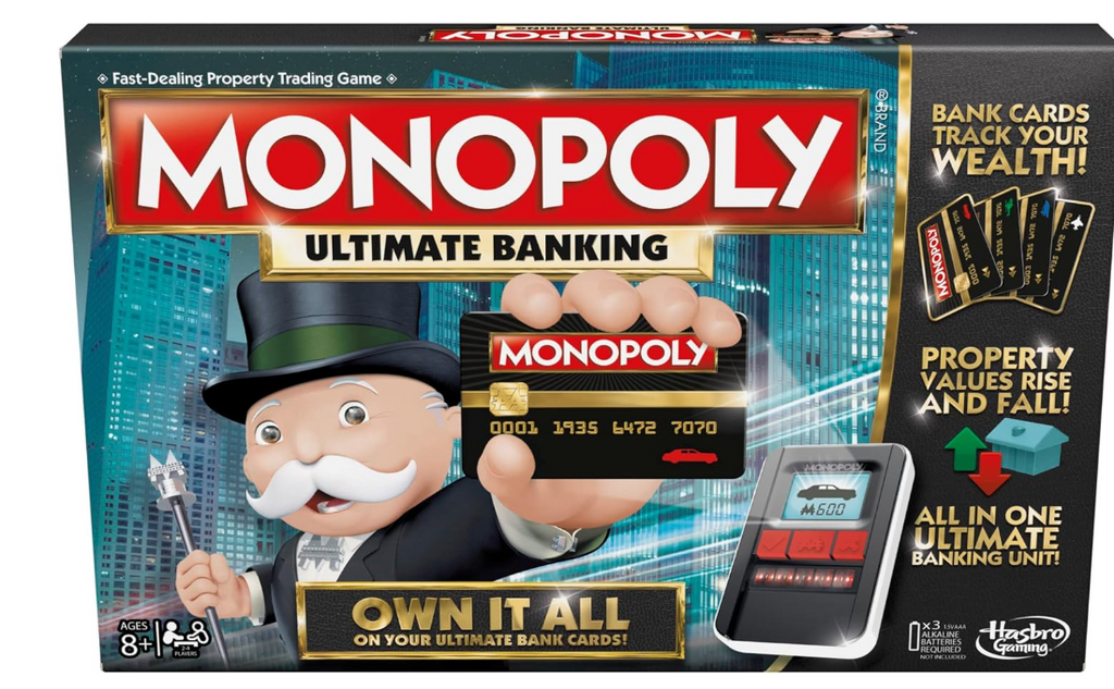 Monopoly Ultimate Banking Board Game, Multicolor, original version