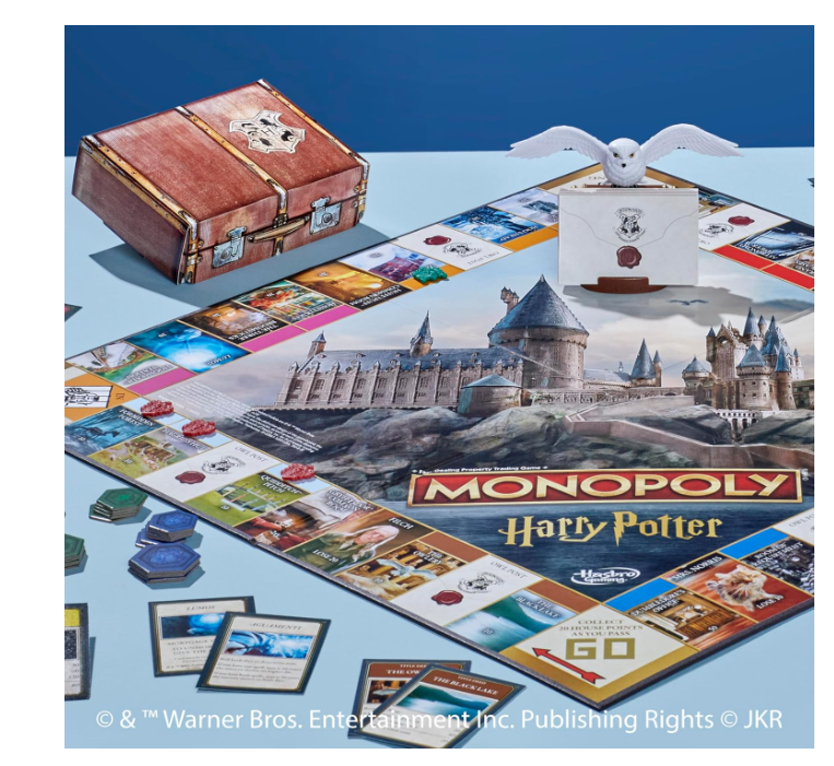 Hasbro Gaming Monopoly Harry Potter Edition Board Game | A Magical Adventure at Hogwarts | Ages 8 and Up | 2 to 6 Players | Family Games | Gifts for Kids...