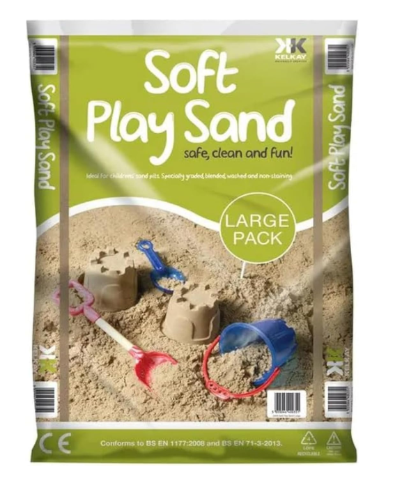 Kelkay Soft Play Sand Large Pack 20Kg