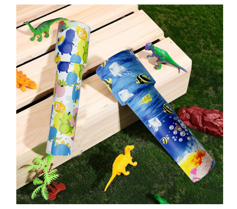 AMERTEER बच्चों के लिए पार्टी उपहार - 15 पीस क्लासिक विंटेज कैलिडोस्कोप खिलौने, शैक्षिक स्टॉकिंग स्टफर्स, पार्टी उपहार गुडी बैग स्टफर्स, जन्मदिन पार्टी के लिए रिटर्न गिफ्ट, बच्चों के लिए उपहार, गिवअवे