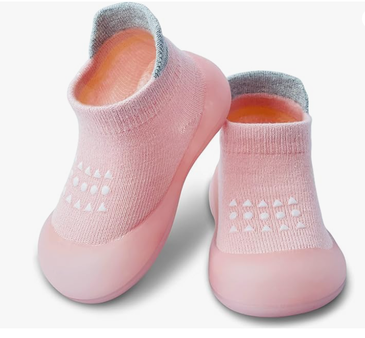Baby Sock Shoes Boys Girls First Walking Shoes Non-Slip Slippers Soft Sole Sneakers Toddler Infant Babygirl
