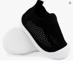 L-RUN Baby Shoes Boys Girls Breathable Adjustable First Walking Shoes Infant Lightweight Crib Sneakers