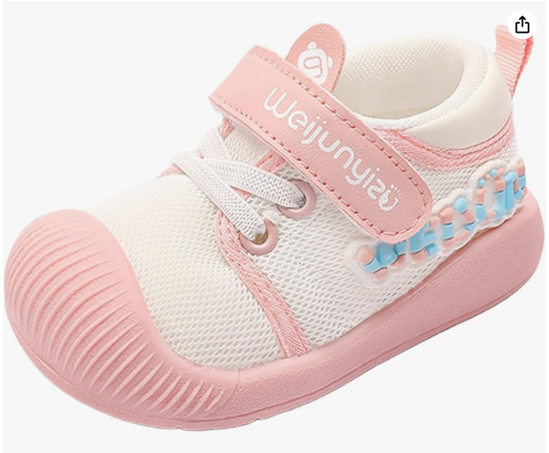 ZONEY Toddler Shoes Boys Girls Infant Sneakers Non-Slip Rubber Sole Baby Crib First Walker Shoes