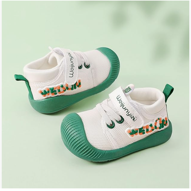 ZONEY Toddler Shoes Boys Girls Infant Sneakers Non-Slip Rubber Sole Baby Crib First Walker Shoes