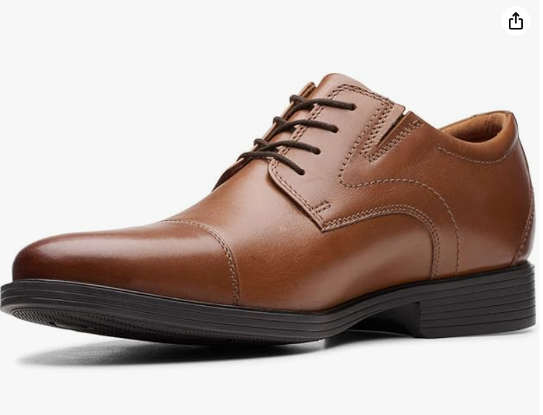 Clarks Whiddon Cap Mens Oxford