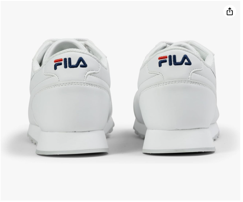 Fila Men's Orbit Sneaker, White, 40 EU