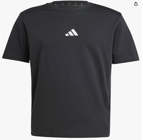 adidas Men's Essentials Small Logo Single Jersey Tee T-Shirt