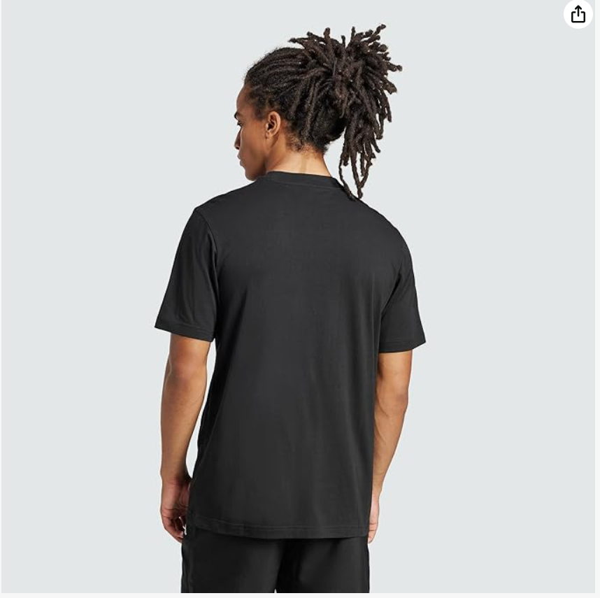 adidas Men's Essentials Small Logo Single Jersey Tee T-Shirt