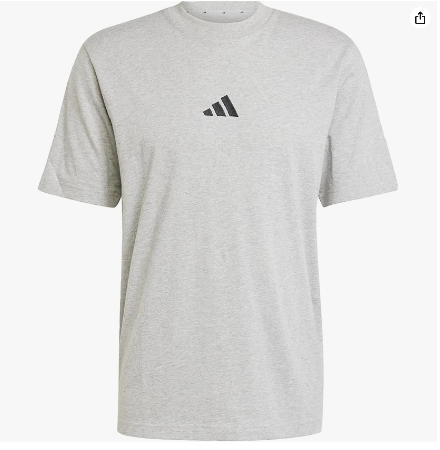 adidas Men's Essentials Small Logo Single Jersey Tee T-Shirt