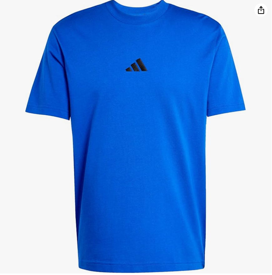 adidas Men's Essentials Small Logo Single Jersey Tee T-Shirt