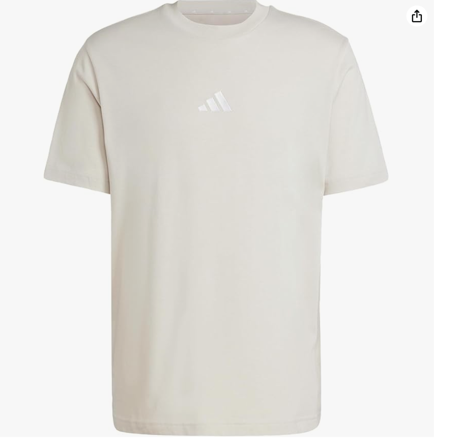 adidas Men's Essentials Small Logo Single Jersey Tee T-Shirt