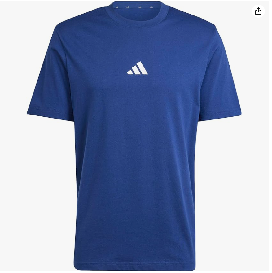 adidas Men's Essentials Small Logo Single Jersey Tee T-Shirt