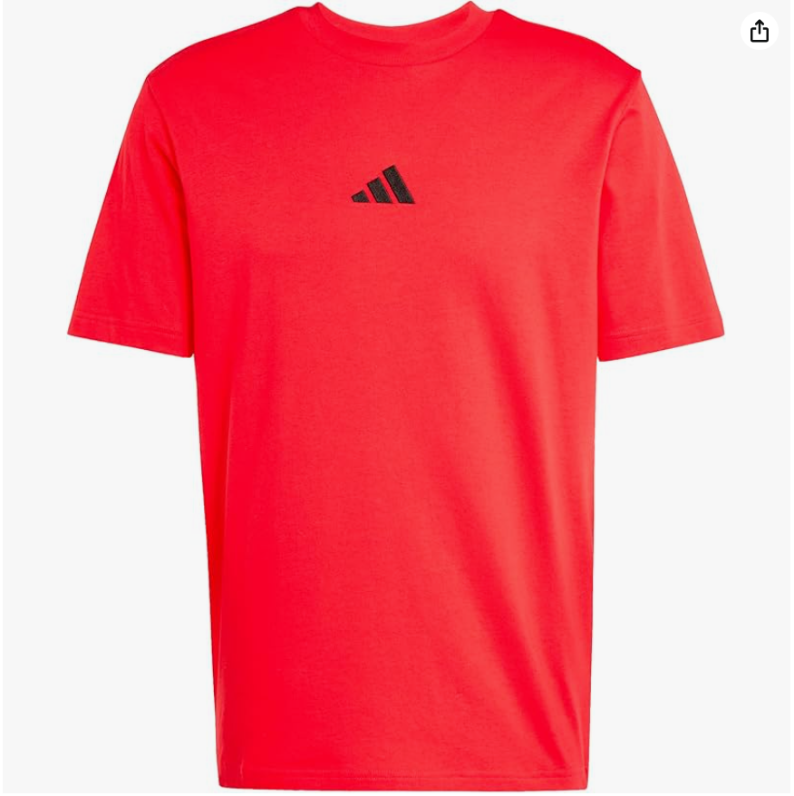 adidas Men's Essentials Small Logo Single Jersey Tee T-Shirt