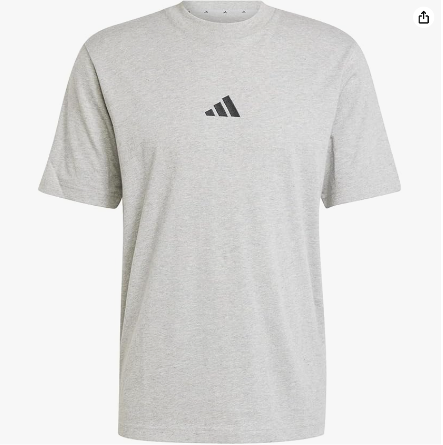adidas Men's Essentials Small Logo Single Jersey Tee T-Shirt