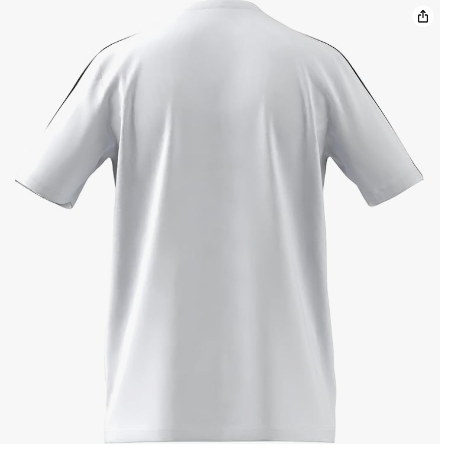 adidas mens Essentials 3-Stripes T-SHIRT