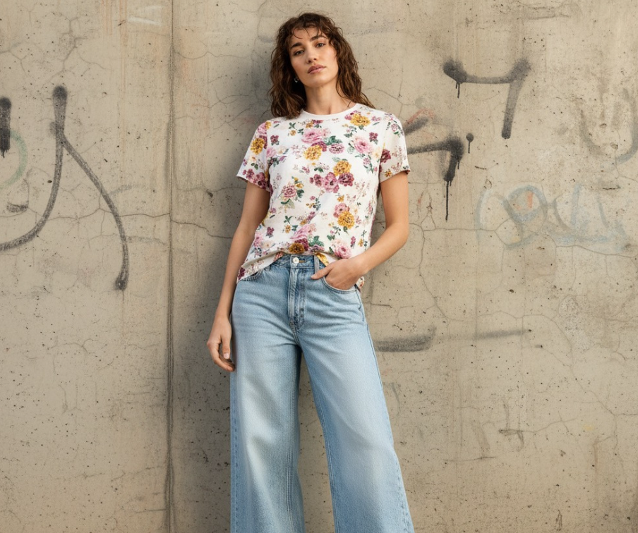 Floral Print T-shirt (max)