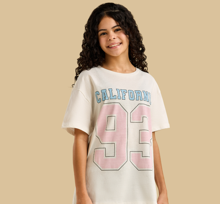 California Print Oversized Cotton T-shirt (max)