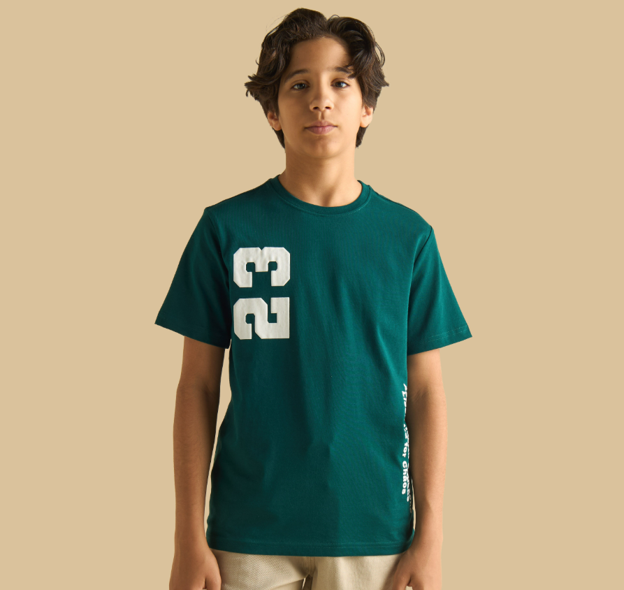 Printed Cotton T-shirt {max}