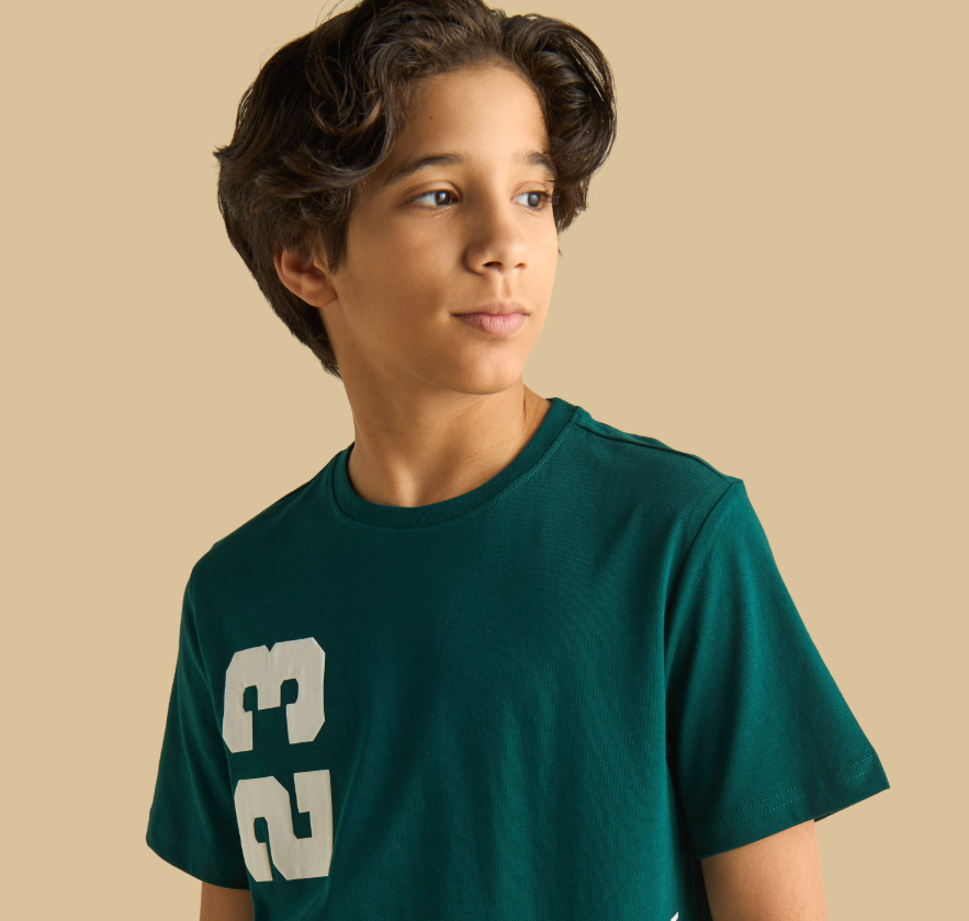 Printed Cotton T-shirt {max}