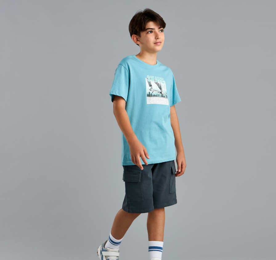 Skate Graphic Print T-shirt (max)