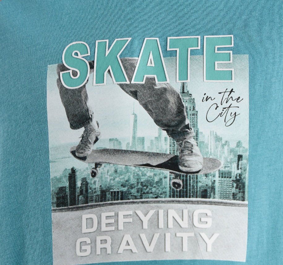 Skate Graphic Print T-shirt (max)