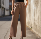 सॉफ्ट टच वाइड लेग पैंट (अधिकतम)