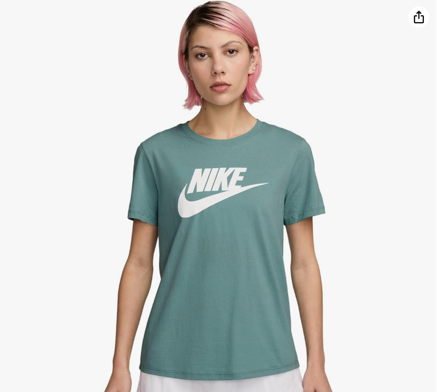 Nike Womens Sportswear Club Short Sleeve Icon Futura TEES AND T-SHIRTS (pack of 1)