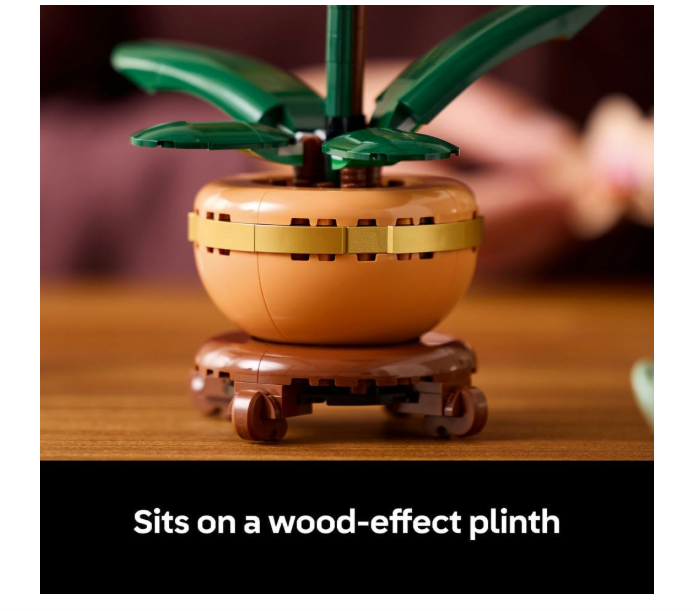 LEGO Botanicals Mini Orchid - Artificial Flowers Building Set for Adults - Indoor Plant w/a Terracotta Style Flowerpot - Home Decor Gift for Women - Valentine's Day Treat - 10343