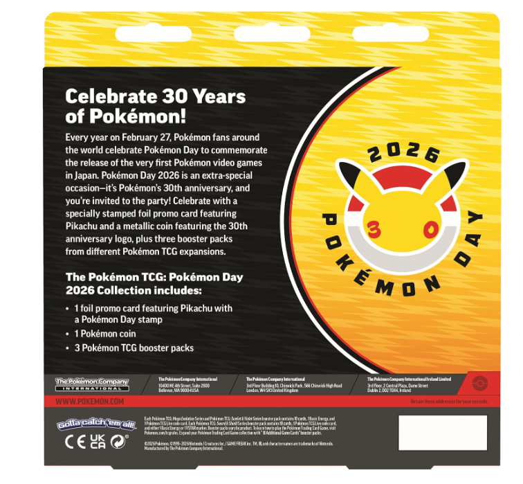 Pokémon TCG: Pokémon Day 2026 Collection