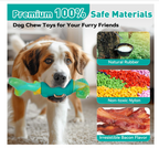 आक्रामक तरीके से चबाने वाले कुत्तों के लिए खिलौने, बड़े कुत्तों के लिए इंटरैक्टिव चबाने वाले खिलौने, उन्हें व्यस्त रखने के लिए अटूट आवाज़ करने वाले खिलौने, मध्यम/बड़े नस्ल के कुत्तों के लिए मजबूत खिलौने (हरा)