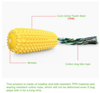 Carllg डॉग च्यू टॉयज़, आक्रामक तरीके से चबाने वाले कुत्तों के लिए, अटूट, मजबूत, टिकाऊ, आवाज़ करने वाले इंटरैक्टिव डॉग टॉयज़, छोटे, मध्यम और बड़े नस्ल के कुत्तों के लिए पिल्ले के दांतों को चबाने वाला कॉर्न स्टिक टॉय।