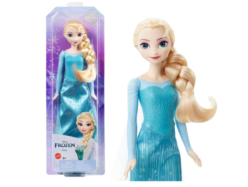 Disney Frozen Toys, Elsa Fashion Doll with Signature Clothing and Accessories Inspired, Gifts for Kids, HLW47