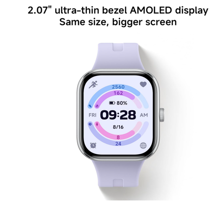 Redmi Watch 5 Silver Gray | Ultra large display | Long battery life | Bluetooth® calling | Advanced health and workout tracking