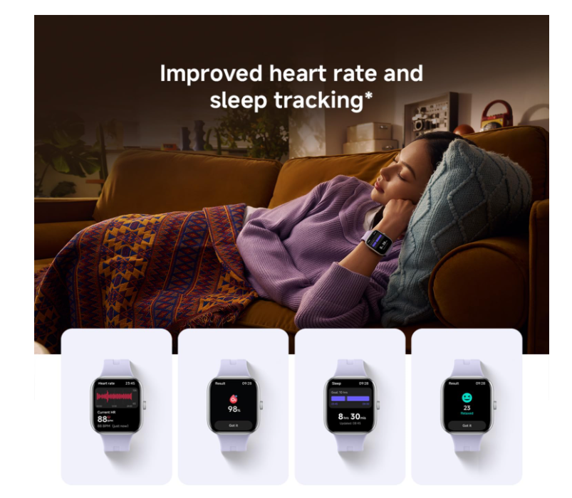 Redmi Watch 5 Silver Gray | Ultra large display | Long battery life | Bluetooth® calling | Advanced health and workout tracking