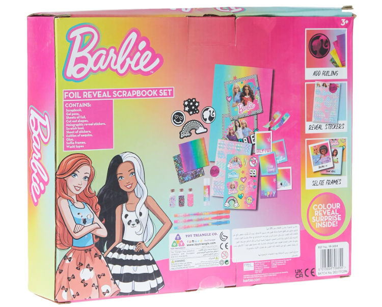 Barbie Color Reveal Foil - Reveal Scrapbook Set