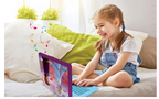 Lexibook Educational and Bilingual Laptop Arabic/English - Toy for Child Kid 124 Activities, Learn Play Games and Music with Frozen - Purple/Blue JC598FZi13