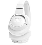 JBL Tune 720BT Wireless Over-Ear Headphones, Pure Bass Sound, Bluetooth 5.3, 76H Battery, Hands-Free Call, Multi-Point Connection, Foldable, Detachable Audio Cable - White, JBLT720BTWHT